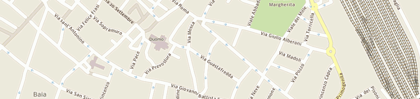 Mappa della impresa mozzi mario a PIACENZA