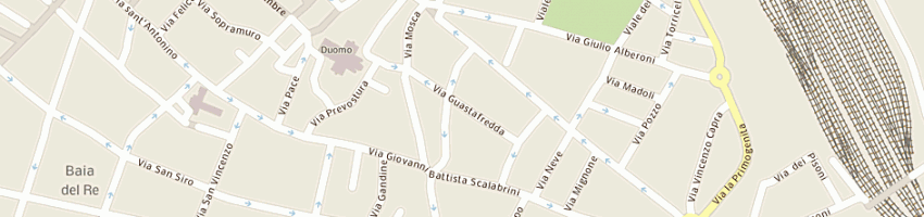 Mappa della impresa mazzeo francesco a PIACENZA