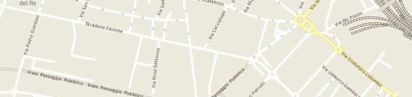 Mappa della impresa circello vincenzo a PIACENZA