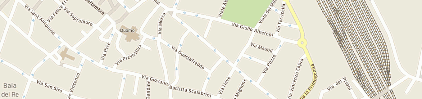 Mappa della impresa il piccolo forno di annunziata giovanna e maserati sonia snc a PIACENZA