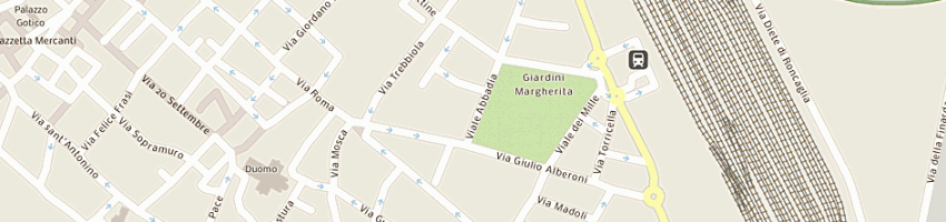 Mappa della impresa fogliazza lucia a PIACENZA