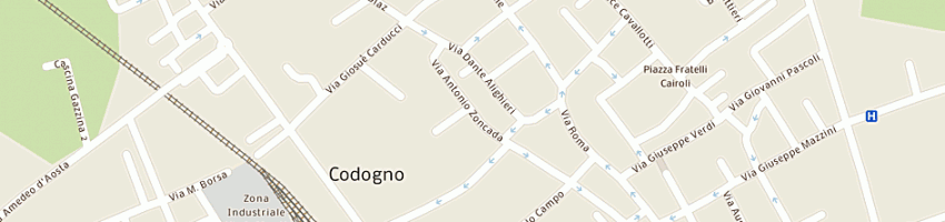 Mappa della impresa sicogen sistemi di cogenerazione srl a CODOGNO