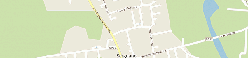 Mappa della impresa la micheta di boieri gian luigi e c snc a SERGNANO