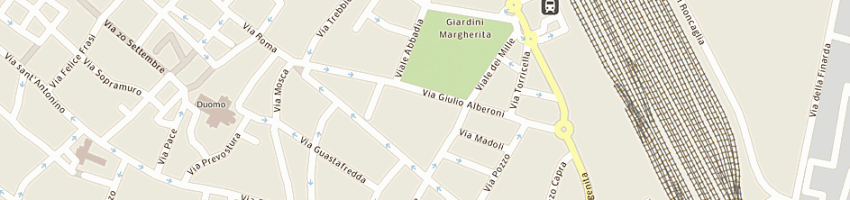 Mappa della impresa scuole pubbliche elementari a PIACENZA