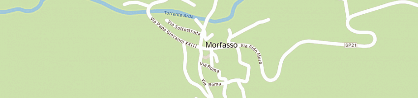 Mappa della impresa verani claudio a MORFASSO