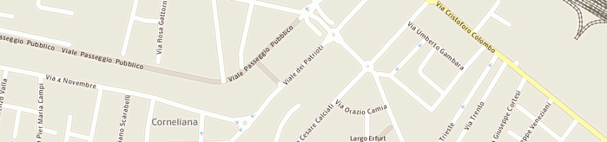 Mappa della impresa bongiorni fernanda a PIACENZA