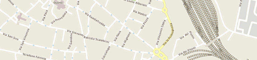 Mappa della impresa betta giancarlo e c snc a PIACENZA