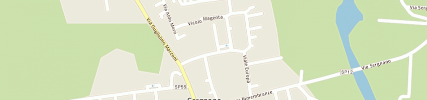 Mappa della impresa regonesi sebastiano a SERGNANO