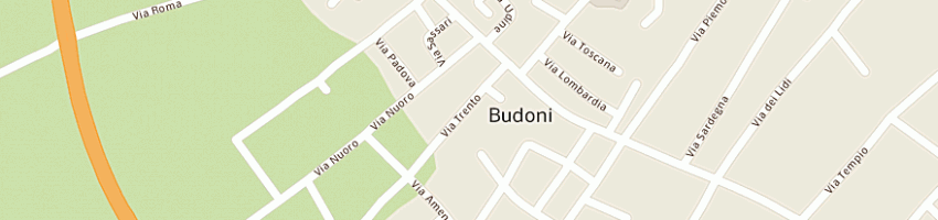 Mappa della impresa ferro 2 snc di tuccone lucio e c a BUDONI