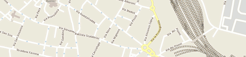 Mappa della impresa viani clara a PIACENZA