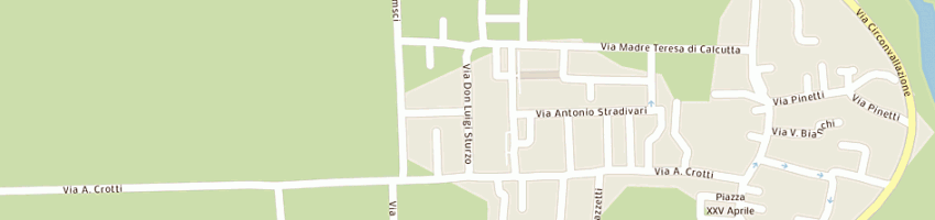 Mappa della impresa ghirardi virgilio a MONTODINE