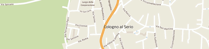 Mappa della impresa ubbiali gabriella a COLOGNO AL SERIO