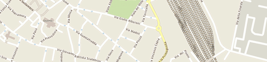 Mappa della impresa rossi tullio a PIACENZA
