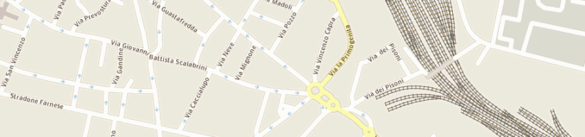 Mappa della impresa univillage srl a PIACENZA