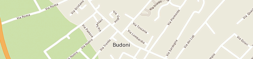 Mappa della impresa calzedda paolo e c snc a BUDONI