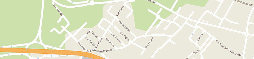 Mappa della impresa bettoni fausto a SERIATE