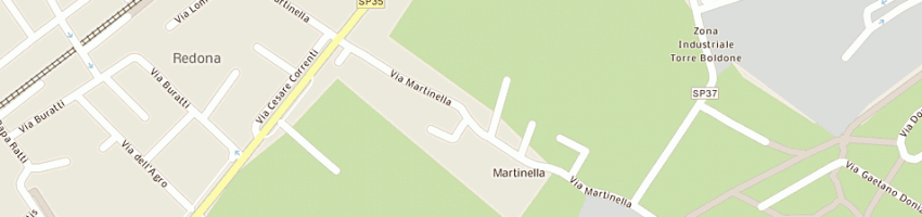 Mappa della impresa carrozzeria andreini snc di andreini giuseppe e c a TORRE BOLDONE