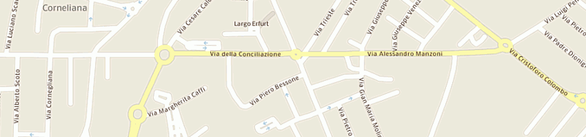 Mappa della impresa soressi a PIACENZA