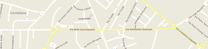 Mappa della impresa esselunga (spa) a PIACENZA