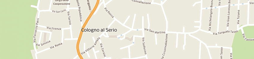 Mappa della impresa auto poloni di poloni t e c snc a COLOGNO AL SERIO