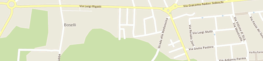 Mappa della impresa tambone roberto a PIACENZA