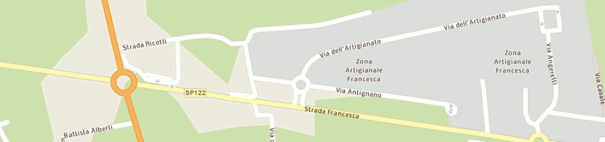 Mappa della impresa alfaprint sas di de pace claudia e c a COLOGNO AL SERIO
