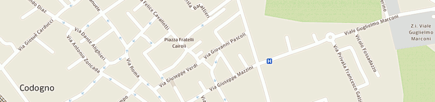 Mappa della impresa pastore samantha a CODOGNO