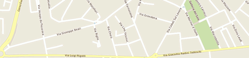 Mappa della impresa zora pietro a PIACENZA