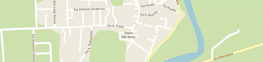 Mappa della impresa panificio valvassori di valvassori aurelio e c a MONTODINE