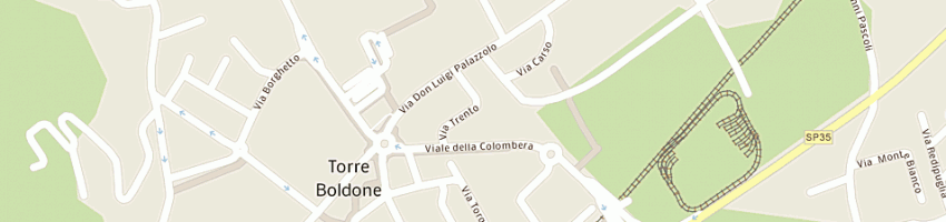 Mappa della impresa gsa srl a TORRE BOLDONE