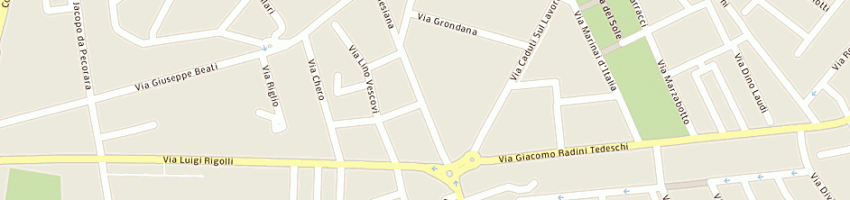 Mappa della impresa rapaccioli alessandra a PIACENZA