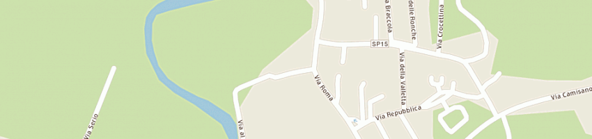 Mappa della impresa casa parrocchiale di casale cremasco a CASALE CREMASCO VIDOLASCO