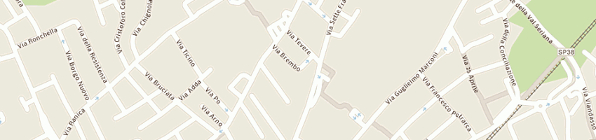 Mappa della impresa cortinovis luca a RANICA