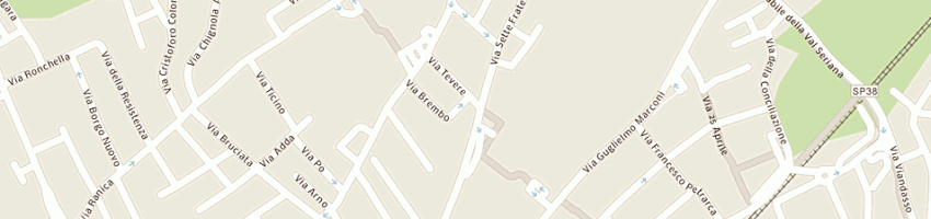 Mappa della impresa benigni luciano a RANICA