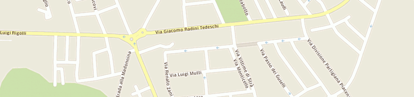 Mappa della impresa abruzzo vincenzo a PIACENZA