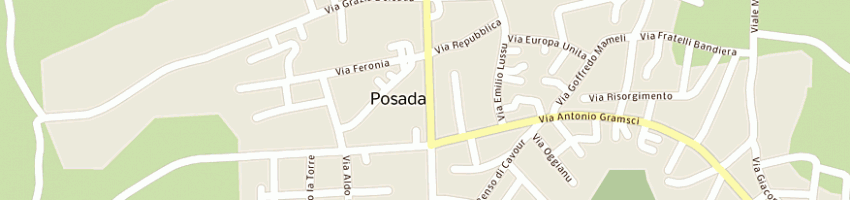 Mappa della impresa bollas giovanni e pinese piervittorio a NUORO