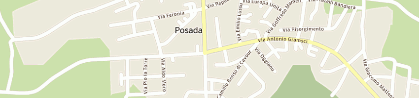 Mappa della impresa tuvone salvatore a POSADA