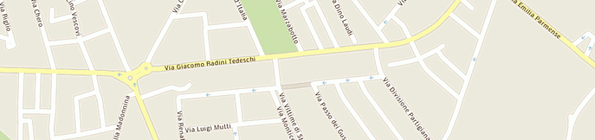 Mappa della impresa bissi carla a PIACENZA