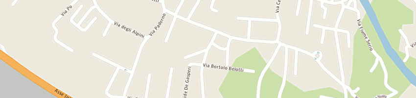 Mappa della impresa possenti antonio a SERIATE