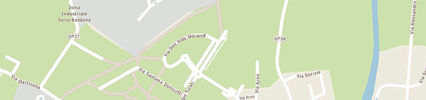 Mappa della impresa studio suardi sas di suardi diego e c a GORLE