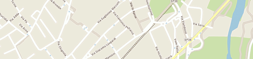 Mappa della impresa iscam srl di cortinovis mario a RANICA