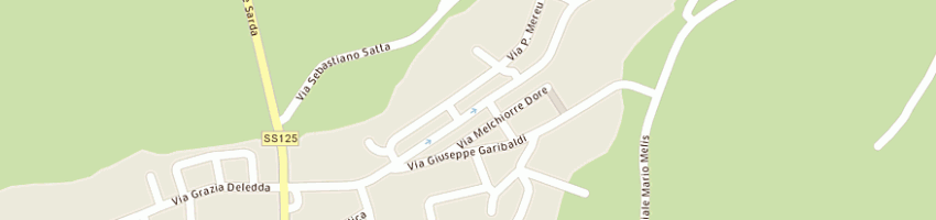 Mappa della impresa antica feronia snc di sanna pasqualino a POSADA