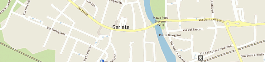 Mappa della impresa manfre' e vultaggio sas di mario manfre'giuseppe vultaggio e c a SERIATE