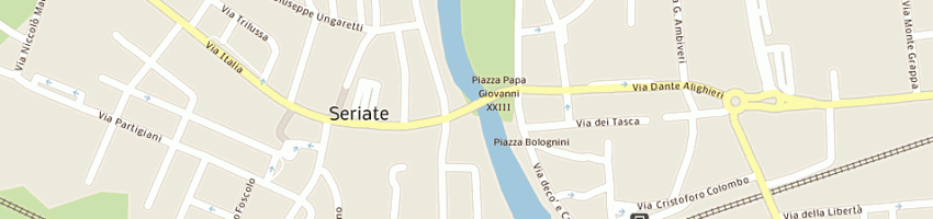 Mappa della impresa alimentari galleria srl a SERIATE