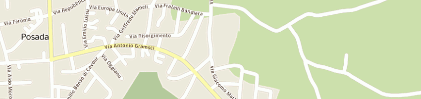 Mappa della impresa la locanda snc di satta marco e c a POSADA