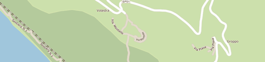 Mappa della impresa albergo rollandi eugenio a RIOMAGGIORE