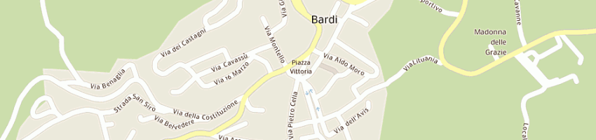 Mappa della impresa bardi servizicom - societa' cooperativa a responsabilita' limitata a BARDI