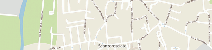 Mappa della impresa capurro giuseppe a SCANZOROSCIATE
