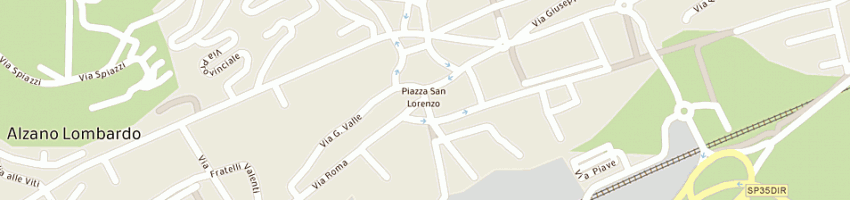 Mappa della impresa poste italiane a ALZANO LOMBARDO