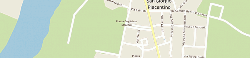 Mappa della impresa bar s giorgio di romanini a SAN GIORGIO PIACENTINO
